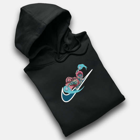 Akaza Custom | Démon Slayer | Sweat à capuche brodé