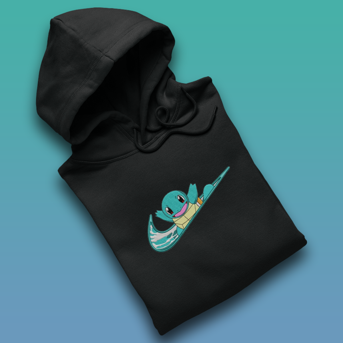 Sweat à capuche brodé Pokemon Carapuce Custom – Arlong Park