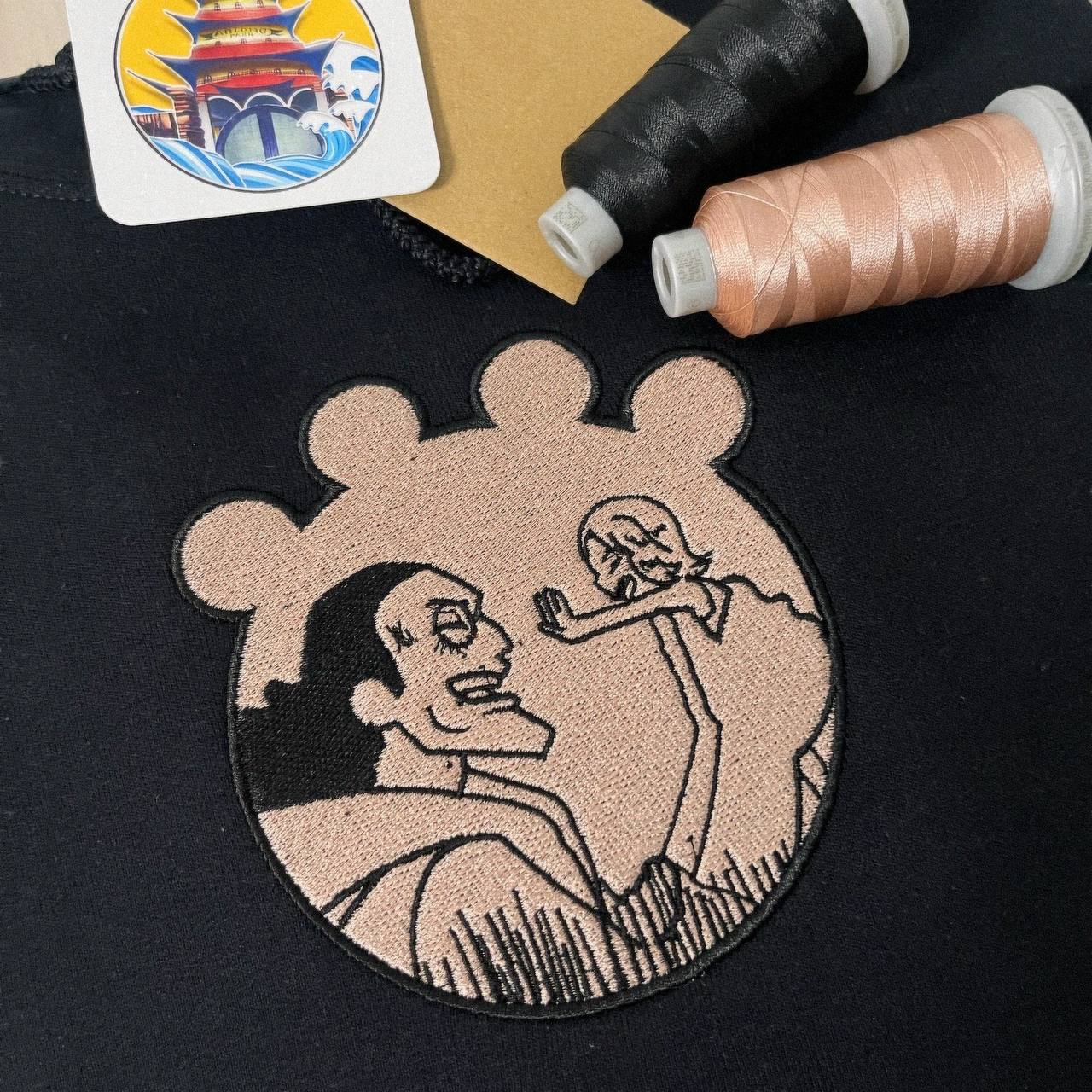 Kuma & Bonnie Custom | One Piece | Sweat à capuche brodé