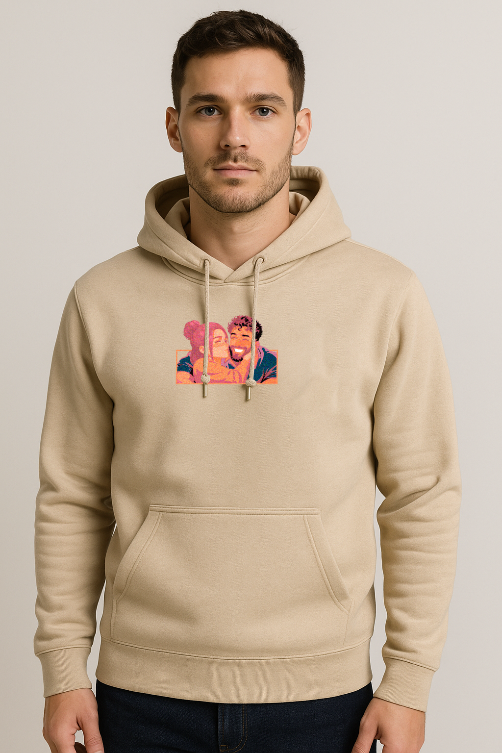 [Perso.] Sweat Couple | Sweat à capuche brodé