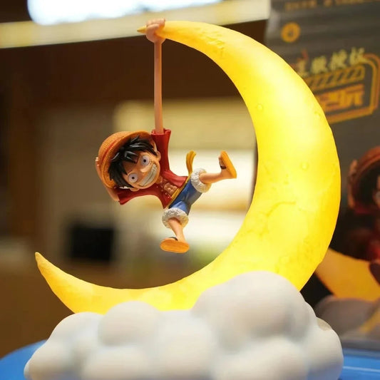 Figurine Luffy One Piece Lampe Lune Moon light Monkey D Luffy goodies figurine collection collector light bureau setup gaming Luffy Gear 5 Arlong park Hoodie Luffy Gear 5 Roronoa Zoro Sanji Nami Nike Swoosh Embroidery