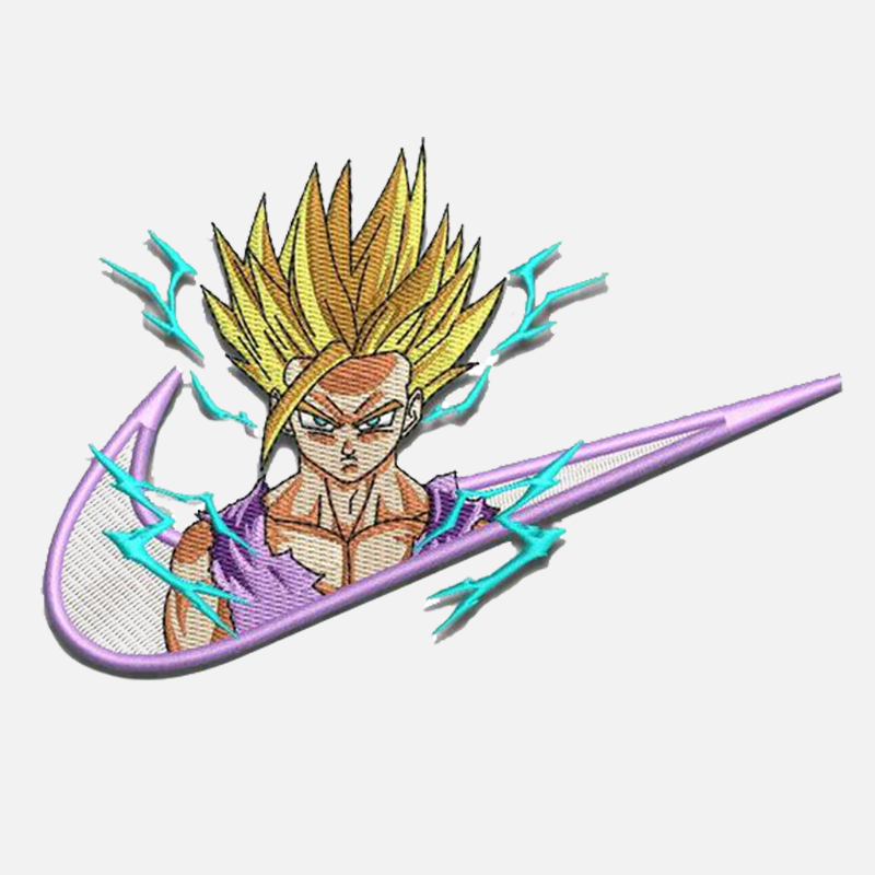 San Gohan Super Saiyan (SSJ2) Custom | Dragon Ball Z | Sweat à capuche brodé