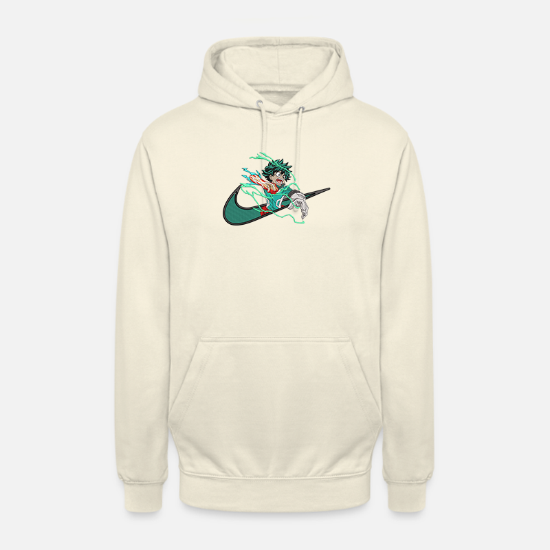 Sweat a capuche hoodie crewneck Izuku Midoriya Deku Swoosh Nike One for all MHA My hero academia