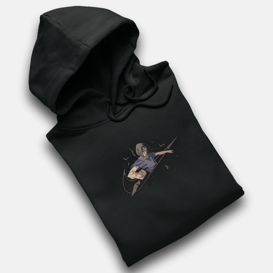 Itachi Uchiwa Custom | Naruto Shippuden | Sweat à capuche brodé