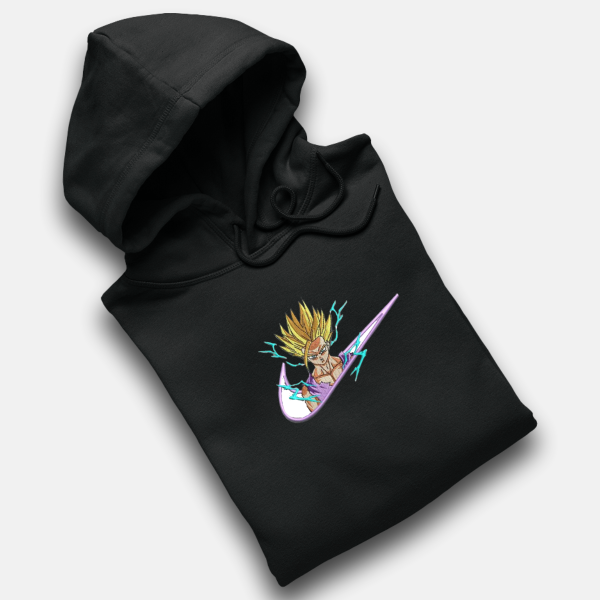 San Gohan Super Saiyan (SSJ2) Custom | Dragon Ball Z | Sweat à capuche brodé