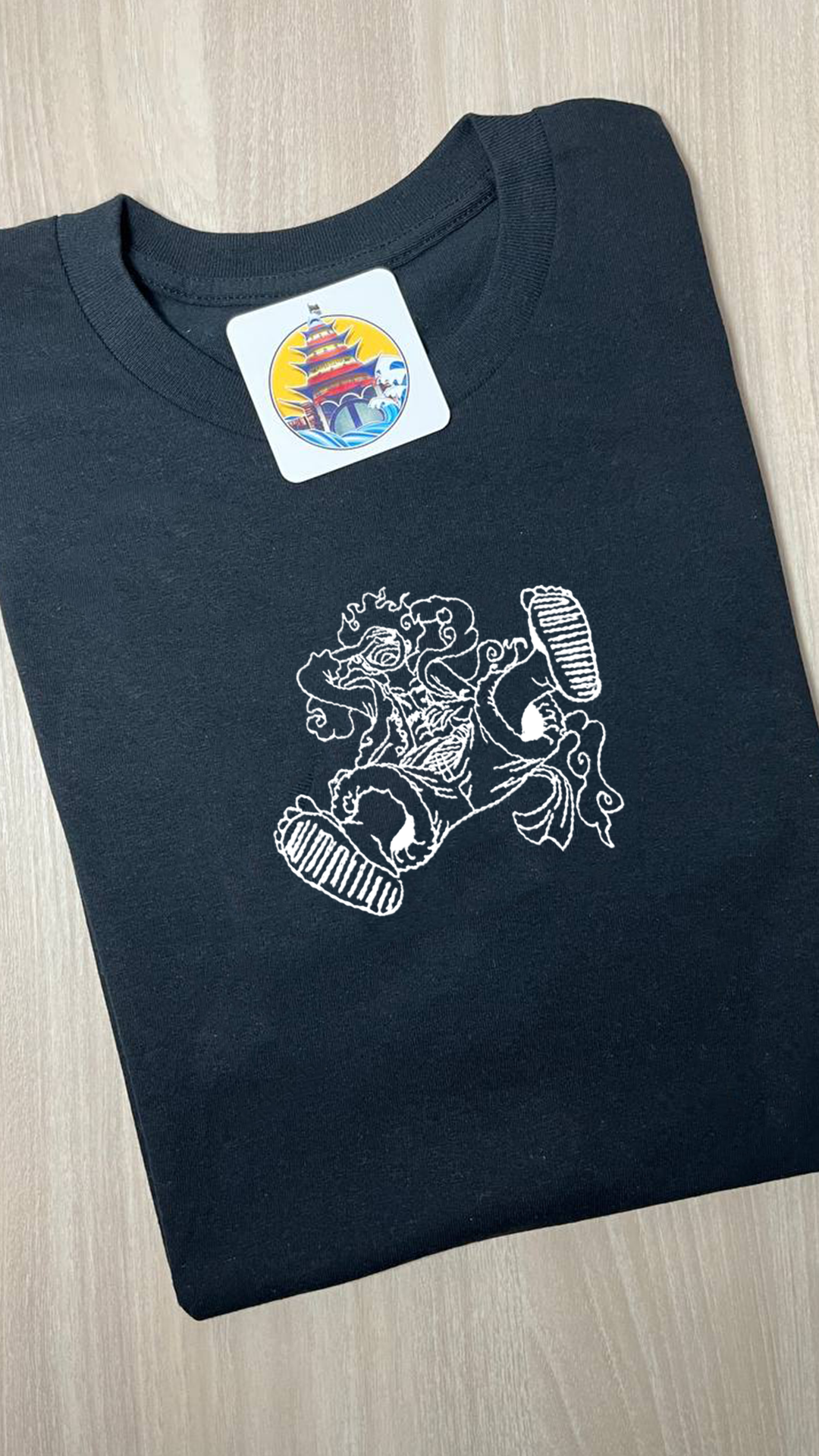 T-Shirt Brodé | Luffy Gear 5 | One Piece