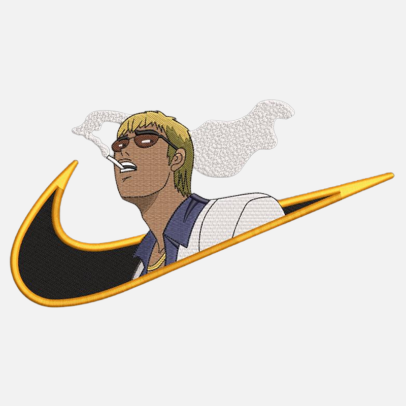 Eikichi Onizuka Swoosh Nike Embroidery GTO