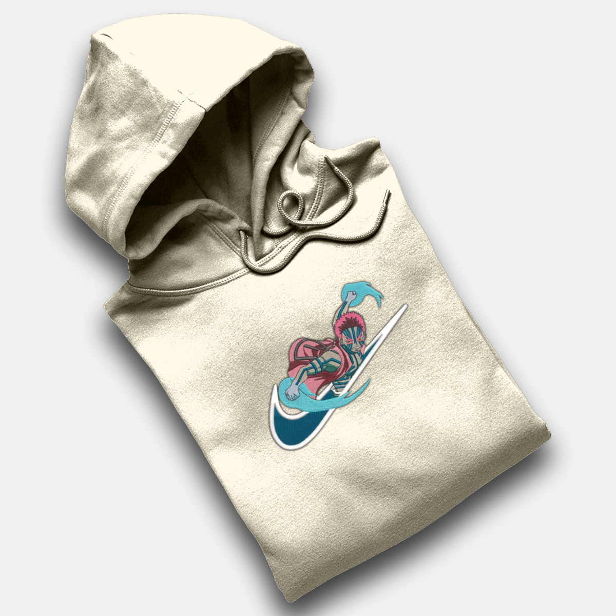Akaza Custom | Démon Slayer | Sweat à capuche brodé