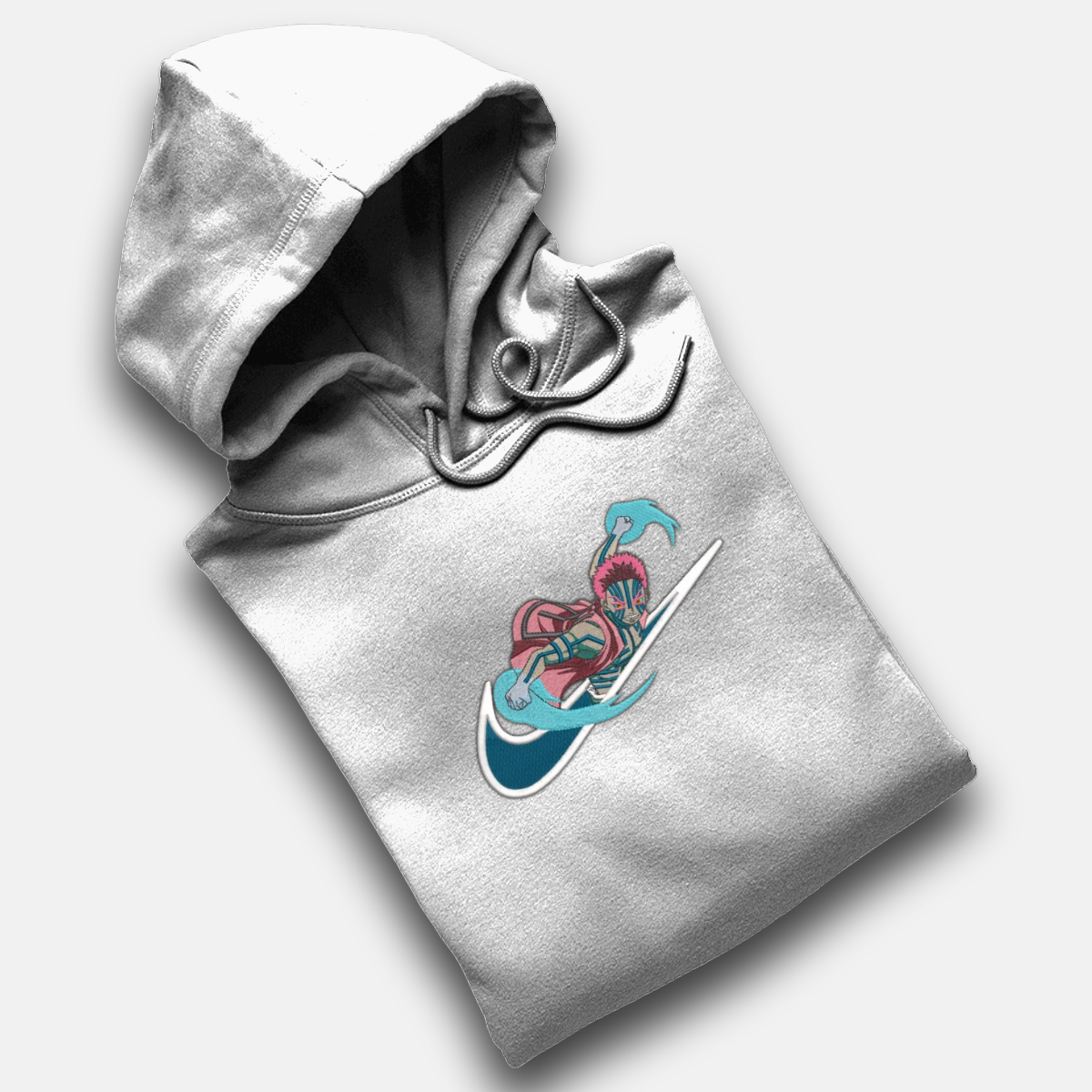 Akaza Custom | Démon Slayer | Sweat à capuche brodé