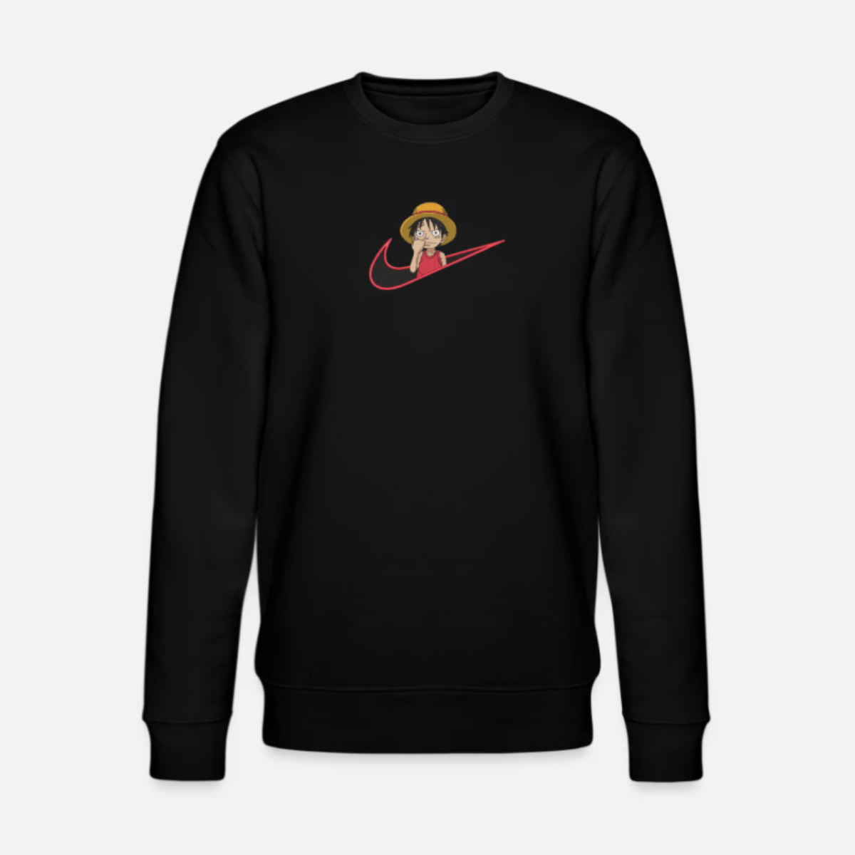 Luffy Enfant Custom | One Piece | Sweat à capuche brodé