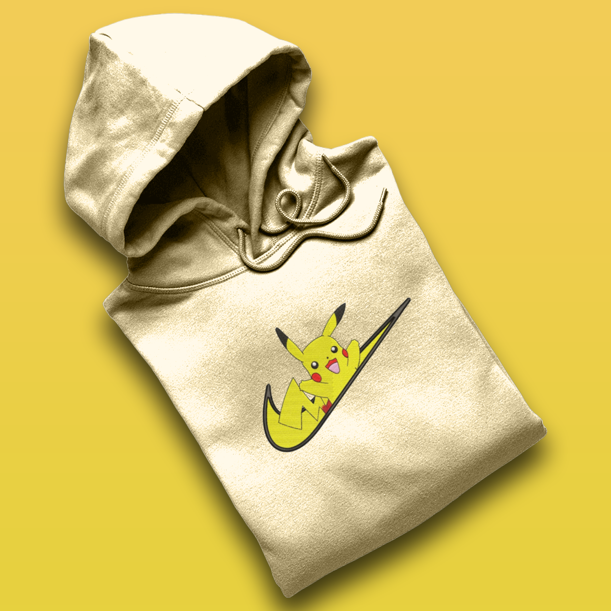 Pikachu Custom | Pokemon | Sweat à capuche brodé