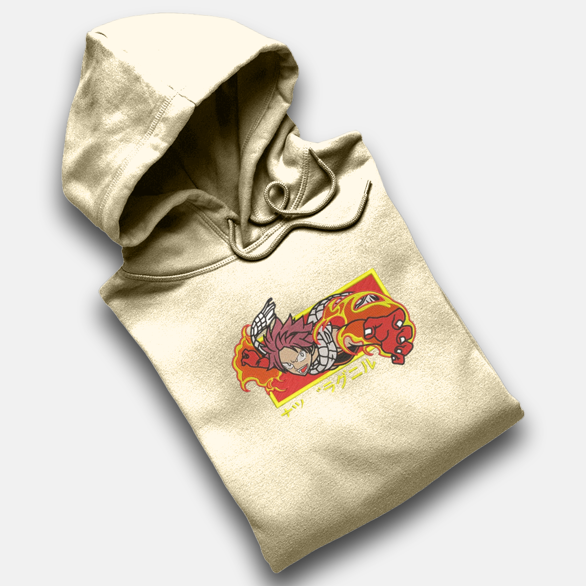 Natsu Dragneel Custom | Fairy Tail | Sweat à capuche brodé