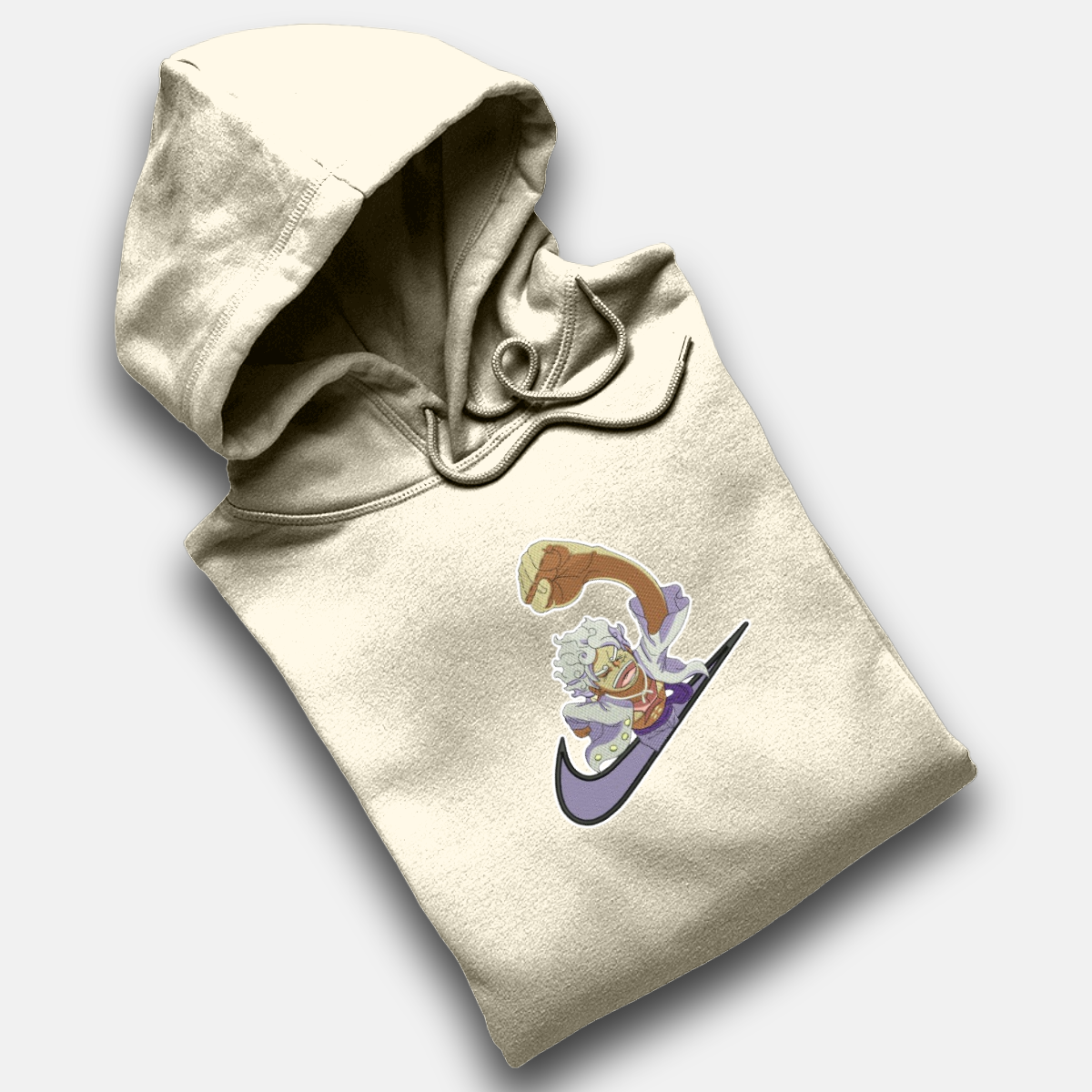 Luffy Gear 5 Wano | One Piece | Pull à capuche brodé