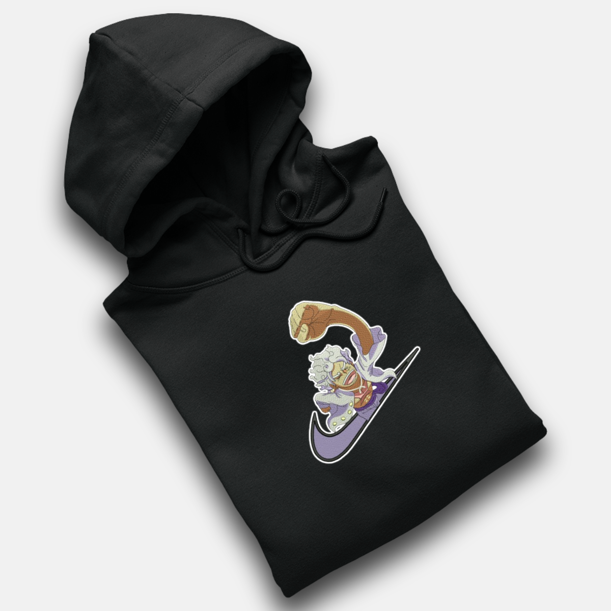 Luffy Gear 5 Wano | One Piece | Pull à capuche brodé