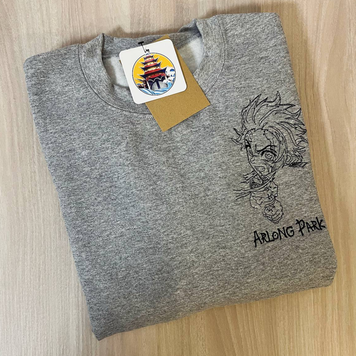 Tanjiro Kamado Custom | Demon Salyer | Sweat à capuche brodé