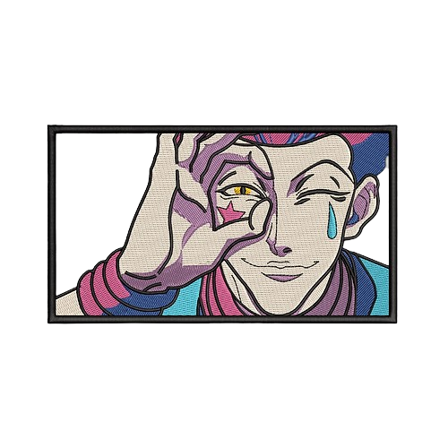 Hisoka Morow Eyes Custom | Hunter x Hunter | Sweat à capuche brodé