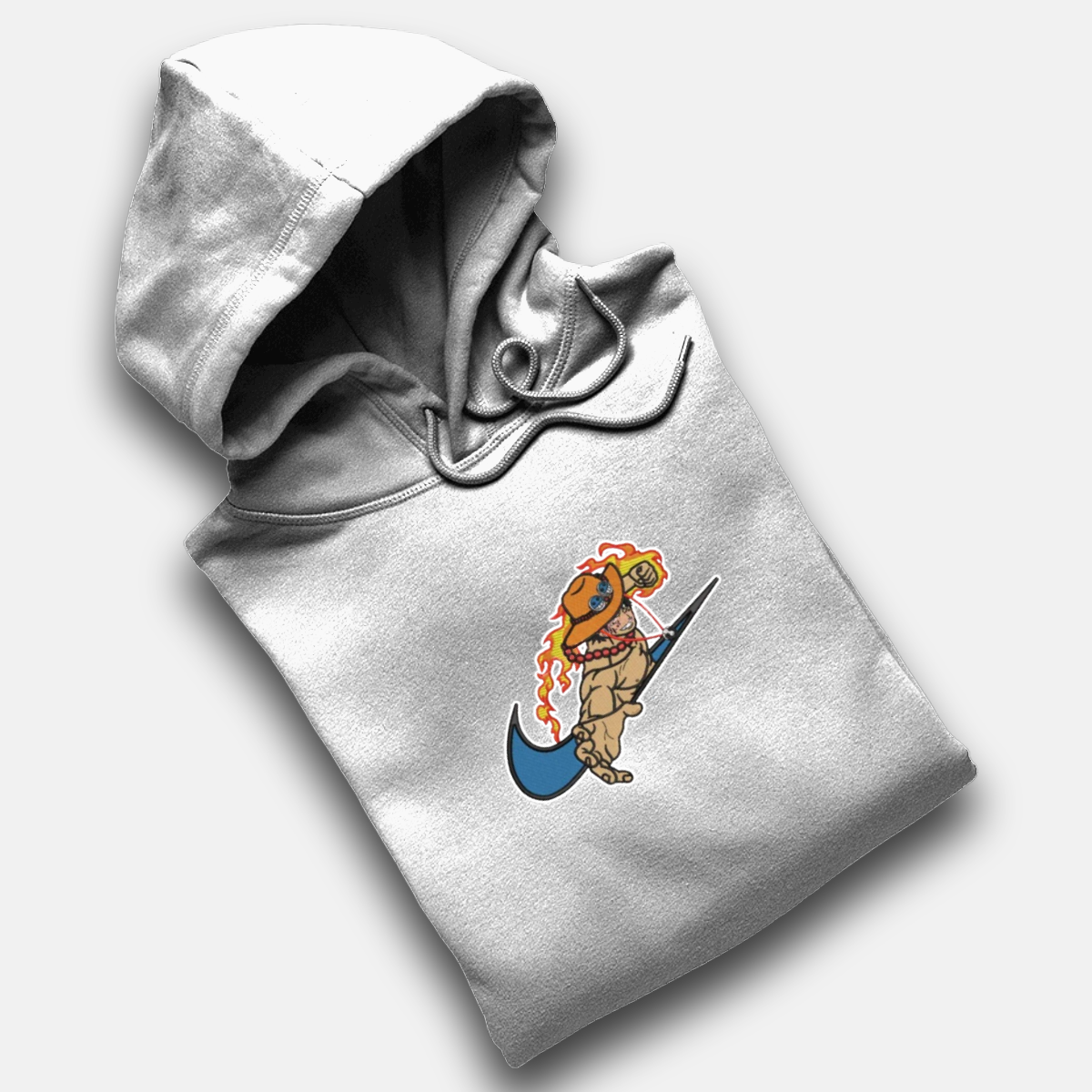 Portgas D. Ace | One Piece | Pull à capuche brodé